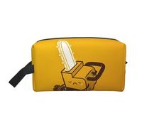 Cute Crying Chainsaw Print Toiletry Bag for Men Travel Toiletry Bag, Spacious Capacity Cosmetic Bag for Women