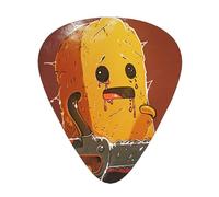 Cute Crying Chainsaw Printed Guitar Pick 12 Pieces Guitar Pick In A Box The Makes Sound Clear Ukulele Electric Acoustic Guitar Bass (0.46 0.71 0.96mm)