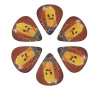 Cute Crying Chainsaw Printed Guitar Picks Plectrum,Guitar accessories,6pcs 0.46mm