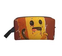 Cute Crying Chainsaw Printed Makeup Bag Large Travel Cosmetic Bags Waterproof Cosmetic Case Toiletry Bag Organizer for Women Mom Girls