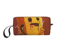 Cute Crying Chainsaw Printed Makeup Bag Simple Travel Cosmetic Bags Waterproof Cosmetic Case Toiletry Bag Organizer for Women Mom Girls