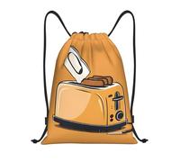 Cute Crying Chainsaw Title: Lightweight Drawstring Duffel Bag â€“ Water-Resistant Foldable Gym Sack with Adjustable Shoulder Strap, Ideal for Sports, Yoga, Travel and School