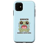 Cute Crying Frog Empath Handle with Care Aesthetic Case for iPhone 11