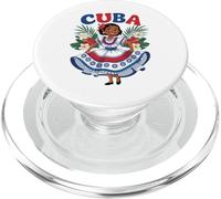 Cute Cuban Girl Cuba Traditional Dance Flowers Latina PopSockets PopGrip for MagSafe