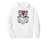 Cute Cuban Girl Cuba Traditional Dance Flowers Latina Pullover Hoodie