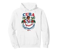 Cute Cuban Girl Cuba Traditional Dance Flowers Latina Pullover Hoodie