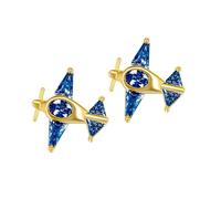 Cute Cubic Zirconia Airplane Cartilage Small Stud Earrings for Women Dainty Post Airline Stewardess Studs Fashion Gift