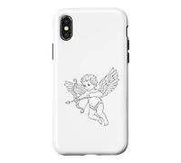 Cute Cupid With An Arrow Love Couples Case for iPhone X/XS