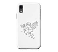 Cute Cupid With An Arrow Love Couples Case for iPhone XR