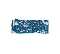 Cute Cute Blue Fish Print Baby Bow Headband â€“ Full Moon Gift for Newborns, Toddlers â€“ Skin-Friendly Hair
