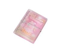 Cute Cute pet Three-fold Loose-Leaf Diary Portable Pocket Book-Pink