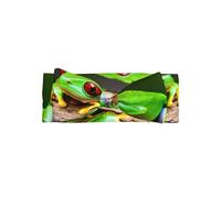 Cute cute Red Eyes Tree Frogs Print Baby Bow Headband â€“ Full Moon Gift for Newborns, Toddlers â€“ Skin-Friendly Hair