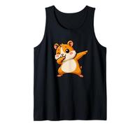 Cute Dab Hamster Funny Cartoon Animal Dance Pose Tank Top
