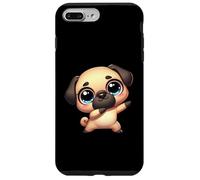 Cute Dab Pug Funny Cartoon Animal With Big Eyes Case for iPhone 7 Plus/8 Plus