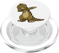 Cute Dabbing Dinosaur Design Funny Dino Dab PopSockets PopGrip for MagSafe