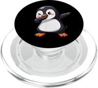 Cute Dabbing Penguin Funny Cartoon Dance Animal PopSockets PopGrip for MagSafe