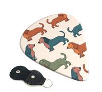 Cute Dachshound Dogs Guitar Pickfor Pickups For Acoustic Electric Guitar Bass Ukulele