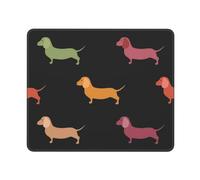Cute Dachshound Dogs, Mouse Pad, Non-Slip Rubber Base Mouse Pad,Waterproof Mouse Mat