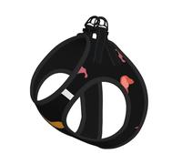 Cute Dachshound Dogs Print Adjustable Harness Leash Set For Cats And Dogs, Soft Breathable Kitten Puppy Mesh Vest With Reflective Design, Escape-Proof Lead For Small Pets Walking Training