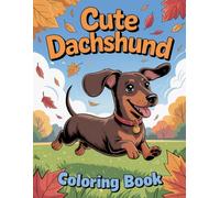 Cute Dachshund Coloring Book