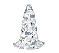 Cute Dachshund Dog Hooded Cape For Teenagers, Unisex Cloak Robe Hooded Halloween Costume Satin Witches Vampire Cloak Fancy Dress Up Children