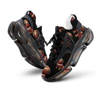 Cute Dachshund Dog in Sweater Men's Road Running Shoes