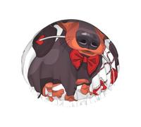Cute Dachshund Dog Pattern,Shower Cap Nightcap Double Layer Waterproof Elastic Bath Cap Reusable Hair Cap