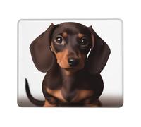 Cute Dachshund Dog prin Print Mouse Pad 7 x 8.6 in, Anti Slip Rubber Base Computer Mouse pad for Computers Laptop Office Desk Accessories