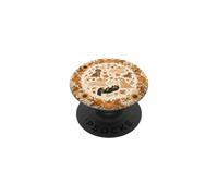Cute Dachshund Fall Pumpkin Sunflower Autumn Leaf Pattern PopSockets Adhesive PopGrip