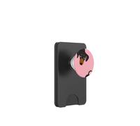 Cute Dachshund Peekaboo | Pink Minimal Dog Art PopSockets PopWallet for MagSafe