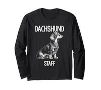 Cute Dachshund Staff Dog Lovers Gift Long Sleeve T-Shirt