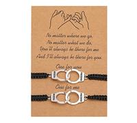 Cute Dainty Earrings Card Bracelets Creative Personality Alloy Woven Bracelets Couples Boys And Girls Christmas Halloween Graduation Popular Mens Watches (Black, One Size)