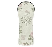 Cute Dainty Wild Flowers Floral Golf Head Covers Waterproof Headcovers with Interchangeable No. Tags for Woods and Driver Fairway Hybrid