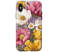 Cute Dainty Wild Flowers Floral Vintage Flowers Coquette Case for iPhone X/XS