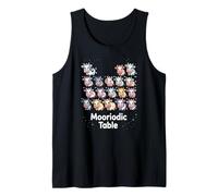 Cute Dairy Chemistry Teacher MOORIODIC Periodic Table Farmer Tank Top