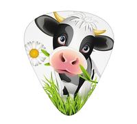 Cute Daisy Cow Guitar Pick 12 Picks Fashion Personalized Bass Pick Durable Electric Guitar Plectrums Instrument Accessories