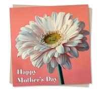 Cute Daisy Mother's Day Card - Flower Design - Happy Mother's Day - For A Fantastic Mum From Daughter, Son, Kids