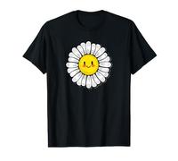 Cute Daisy with Big Smile Kawaii Flower Value Graphic T-Shirt