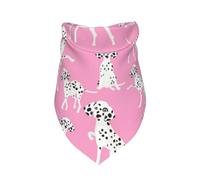 Cute Dalmatian Dog,Bib Scarf Triangle Hood Adjustable Pet Scarf Washable Hood Suitable for Small, Medium and Large Dogs and Cats