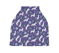 Cute Dalmatian Dogs Car Seat Covers for Babies Stretchy & Soft High Chair Cover Breathable Infant Car Seat Canopy Shower Gifts
