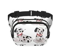 Cute Dalmatian Fanny Packs For Women Men Cross Body Bag Waterproof Belt Bag With Adjustable Strap Fashion Waist Packs For Workout Running Travelling