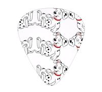 Cute Dalmatian Guitar Plectrums 12 Pieces For Ukulele Bass Instrument Accessories
