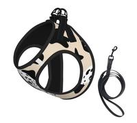 Cute Dalmatian,Pet Harness,Adjustable Reflective Dog Harness,Pet Leash Vest,S