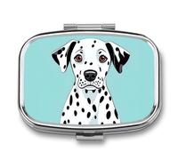 Cute Dalmatian Pill Box Pill Case Cute Pill Organizer Pill Holder Medicine Pill Organizer Pill Container Daily Pill Organizer Small Pill Box Pill Case for Purse Pocket