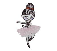 Cute Dancing Ballerina Patch Iron On | Ballet Girl Patches, Dancing Embroidery, Sew-On Applique, Kids Ballet - Finally Home