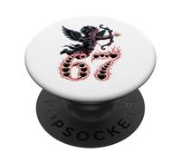 Cute Dark Gothic Valentine 67 - Cupid Arrow Anti Love Meme PopSockets Adhesive PopGrip