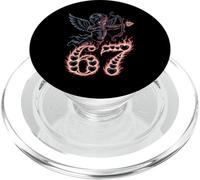 Cute Dark Gothic Valentine 67 Cupid Arrow Anti Love Meme PopSockets PopGrip for MagSafe
