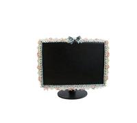 Cute Decorations Computer Monitor Dustproof Cover, 20-29 Inch, Bright, Polyester (Blue)