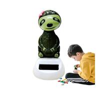 Cute Decorative Accessories for Car Interior | Decorations for Car Sign, Solar Animal Statuitette That Moves in the Car - Climate Resistant Decoration Written Animal Figure