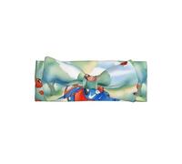 Cute Delicate Baby Bow Headband â€“ Adorable Illustration of ladybug Print, Perfect for Infant Girls 0-6 Months